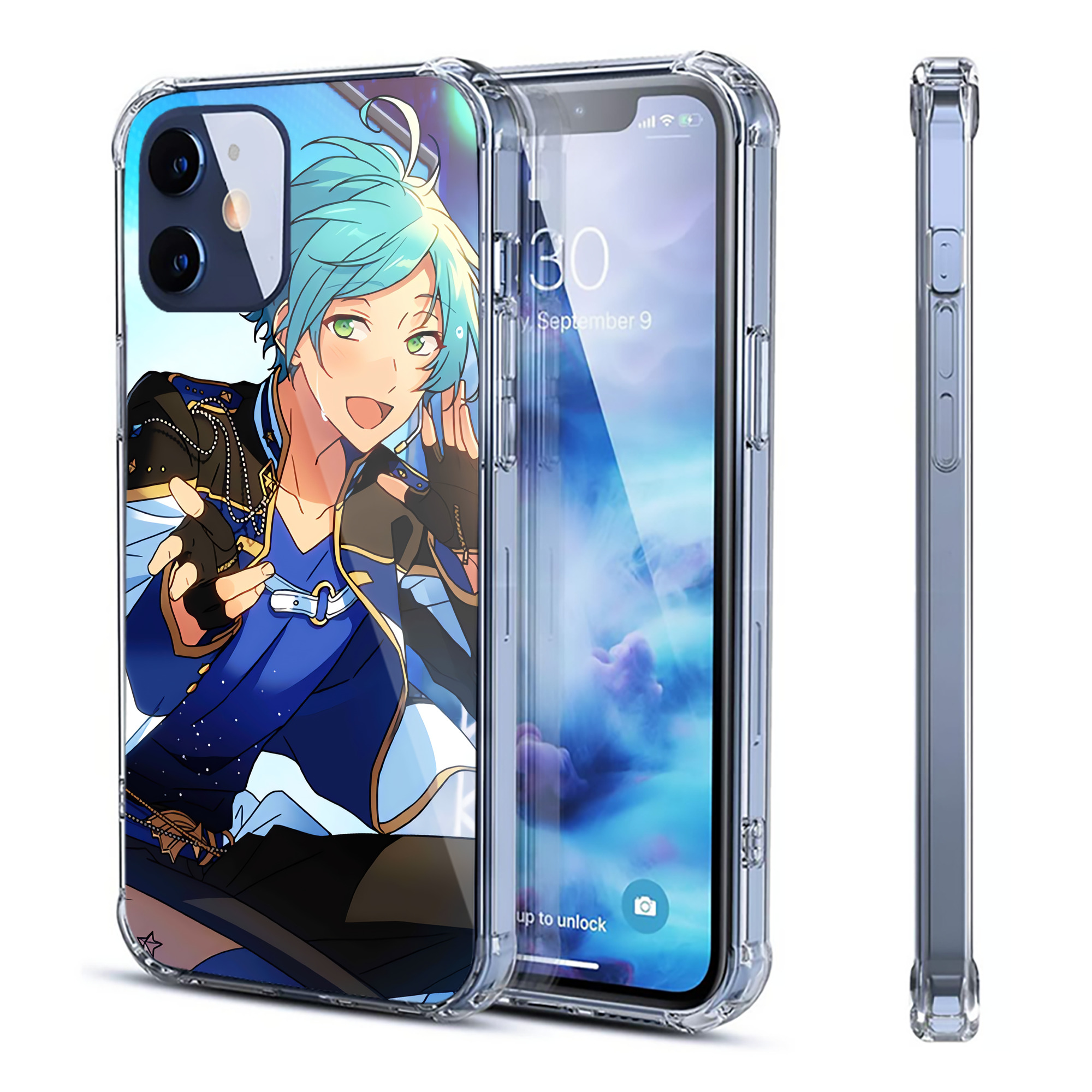 （画像用） あんさんぶるスターズ! Ensemble Stars 【iPhone 12シリーズ対応】透明スマホケース（クリアソフトケース）